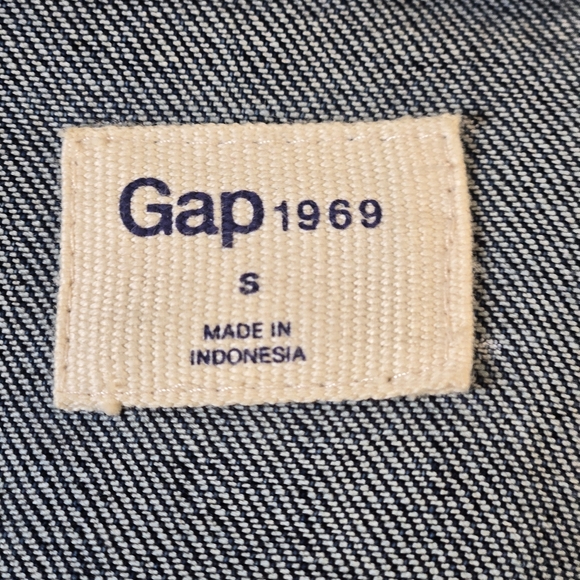 Gap 1969 Women's Icon Denim Jean Jacket Dark Wash, 99% Cotton, Small - Picture 8 of 10